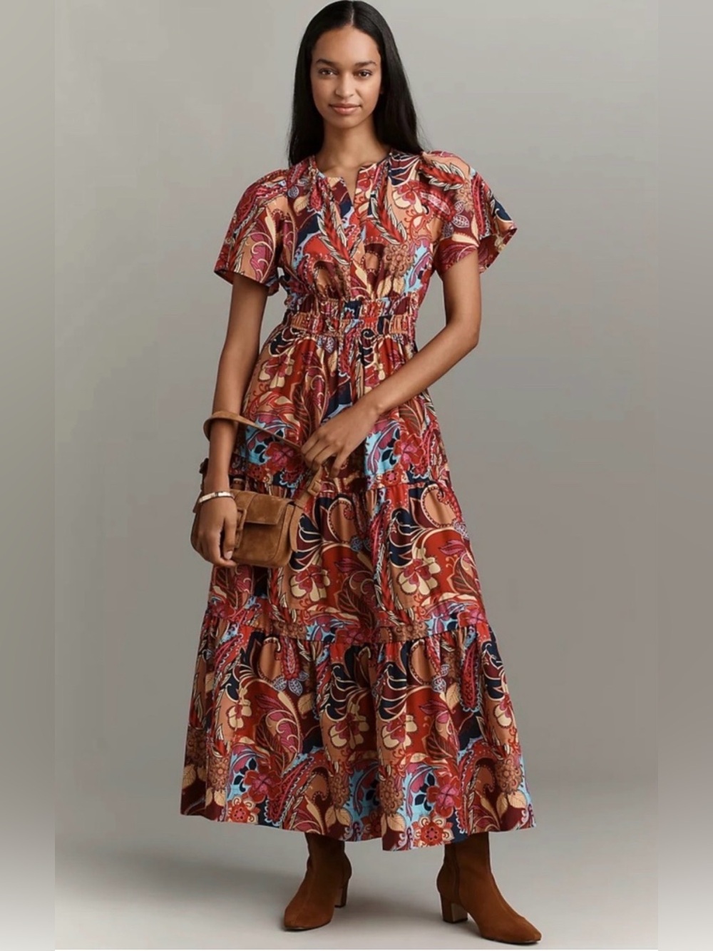 By Anthropologie Somerset Maxi Dress
